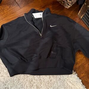 Nike Black Women's Half-Zip Top